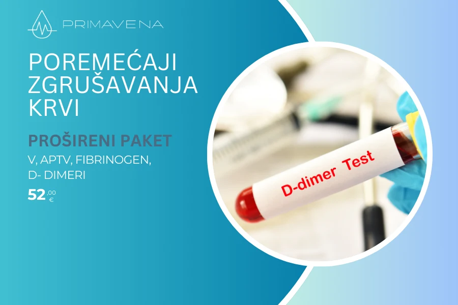 Poremećaji zgrušavanja krvi / Prošireni paket